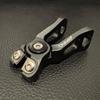 Olerud Fishing Tackle Super Spaspardo Line Tungsten Blade X Scissors with Super Cutting Performance for PE Angled Blade Carabiner Fitted Cutter