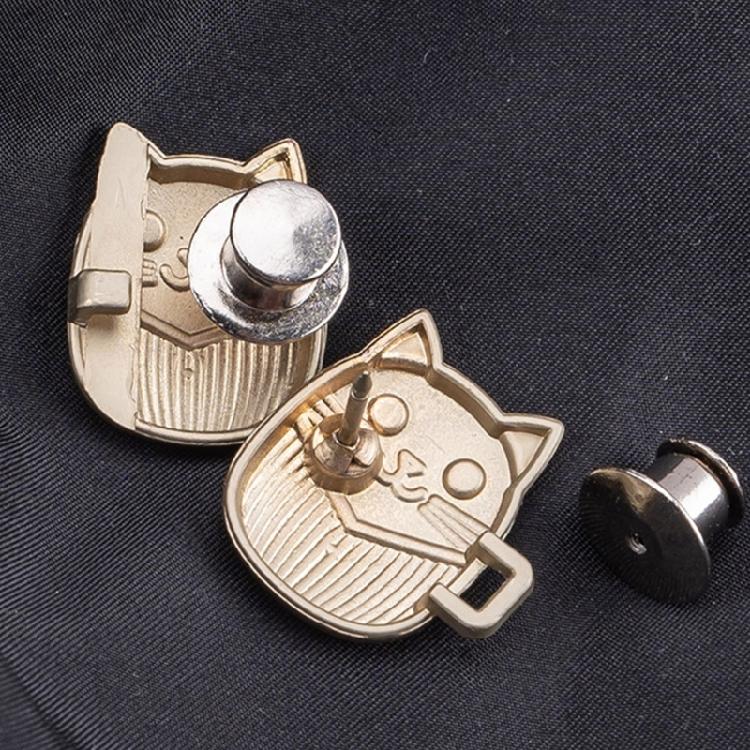 4 Pairs Jeans Button Pins No Sewing Required Trousers Waist Tightener Lovely Cats Waist Buckles Trouser Button Pins