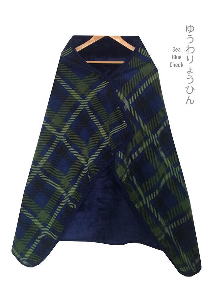 Japanese Heat-Generating Arctic Fleece Blanket Shawl - Moisture-Absorbing, Perfect for Sofa, Autumn & Winter.