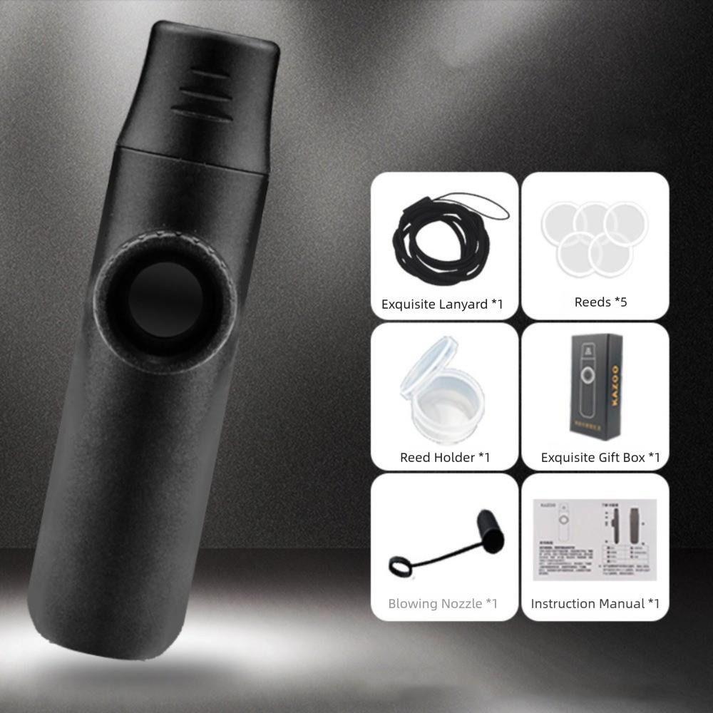 Reusable ABS Kazoo Portable Professional Kazoo Kazoo Flute Violin Accompaniment