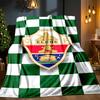 Football Elche Crest Design Blanket Lightweight Ideal Bedding Blanket Perfect for Travel, Camping, Living Rooms, Offices, Sofas, Fan Christmas gift