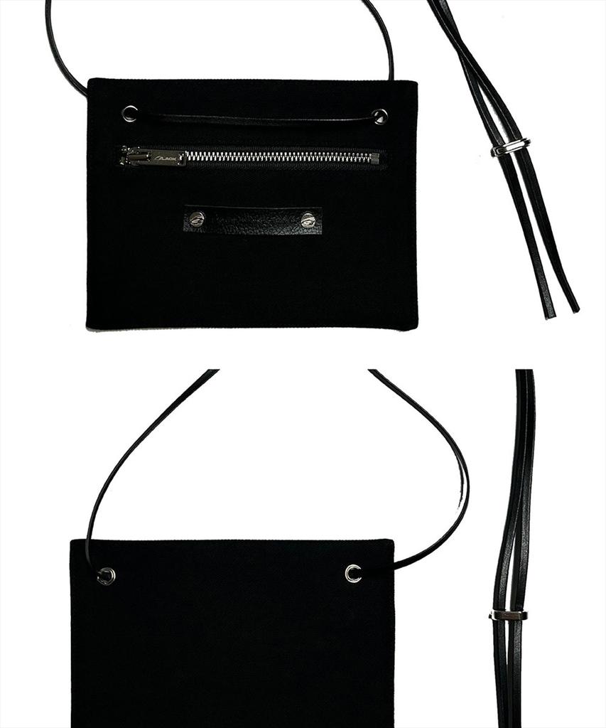 MORE THAN BLACK Rivet Pouch Pants