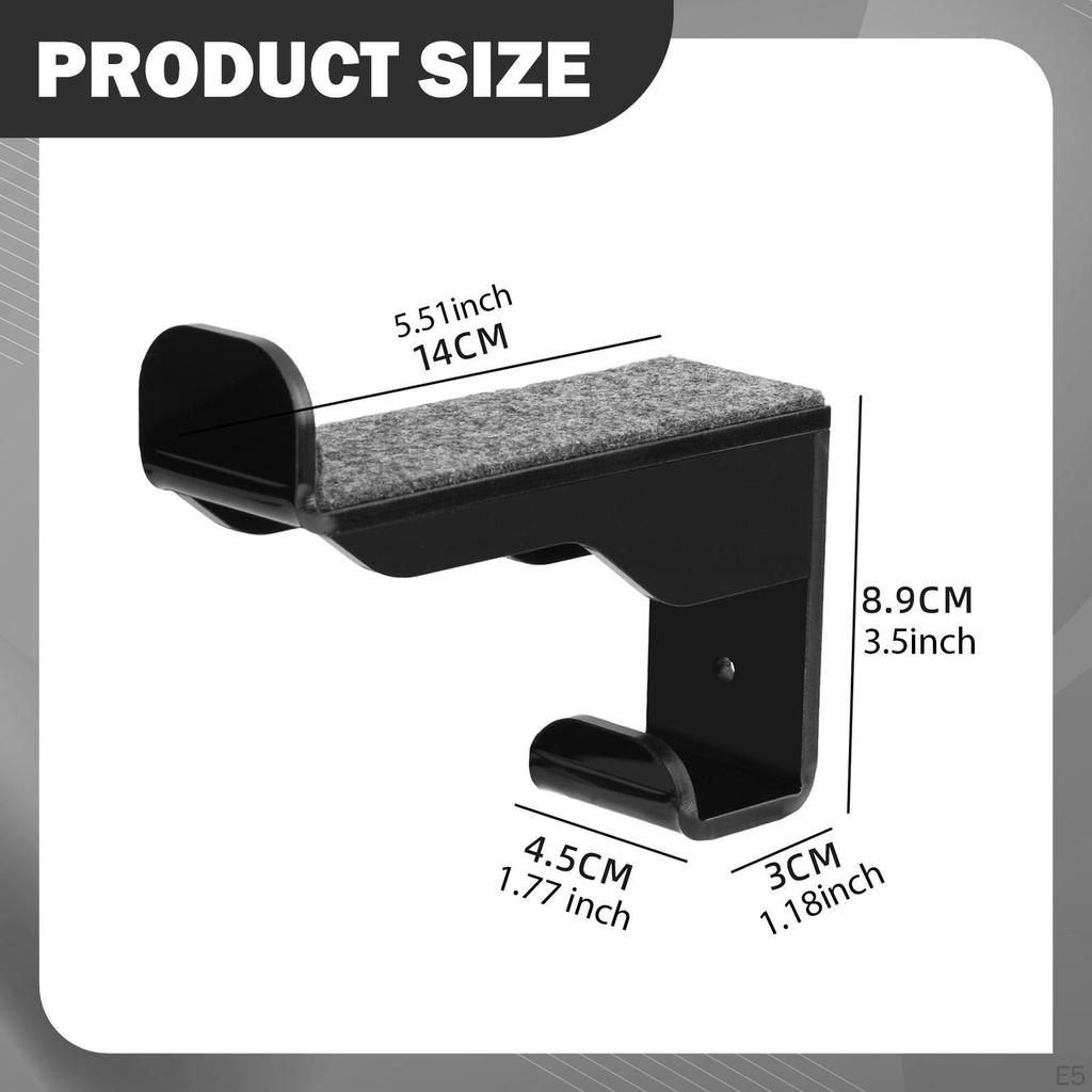 2Pcs Snowboard Wall Mount Display Racks Organizers Horizontal Storage Hangers Helmet
