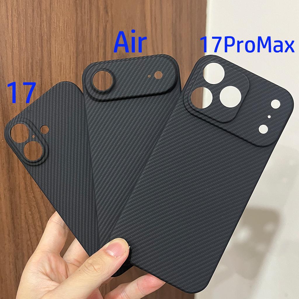 Magnetic Real Aramid Carbon Fiber Phone Case Cover On For iPhone 15 16 17 Pro Max Air 17Pro ProMax I15 I16 I17 Macsafe Magsafe
