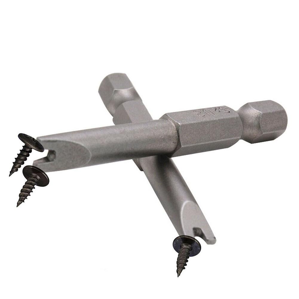1 4 Hex Shank 50mm 5New MagneticU Shape Screwdriver Security Bits Tool