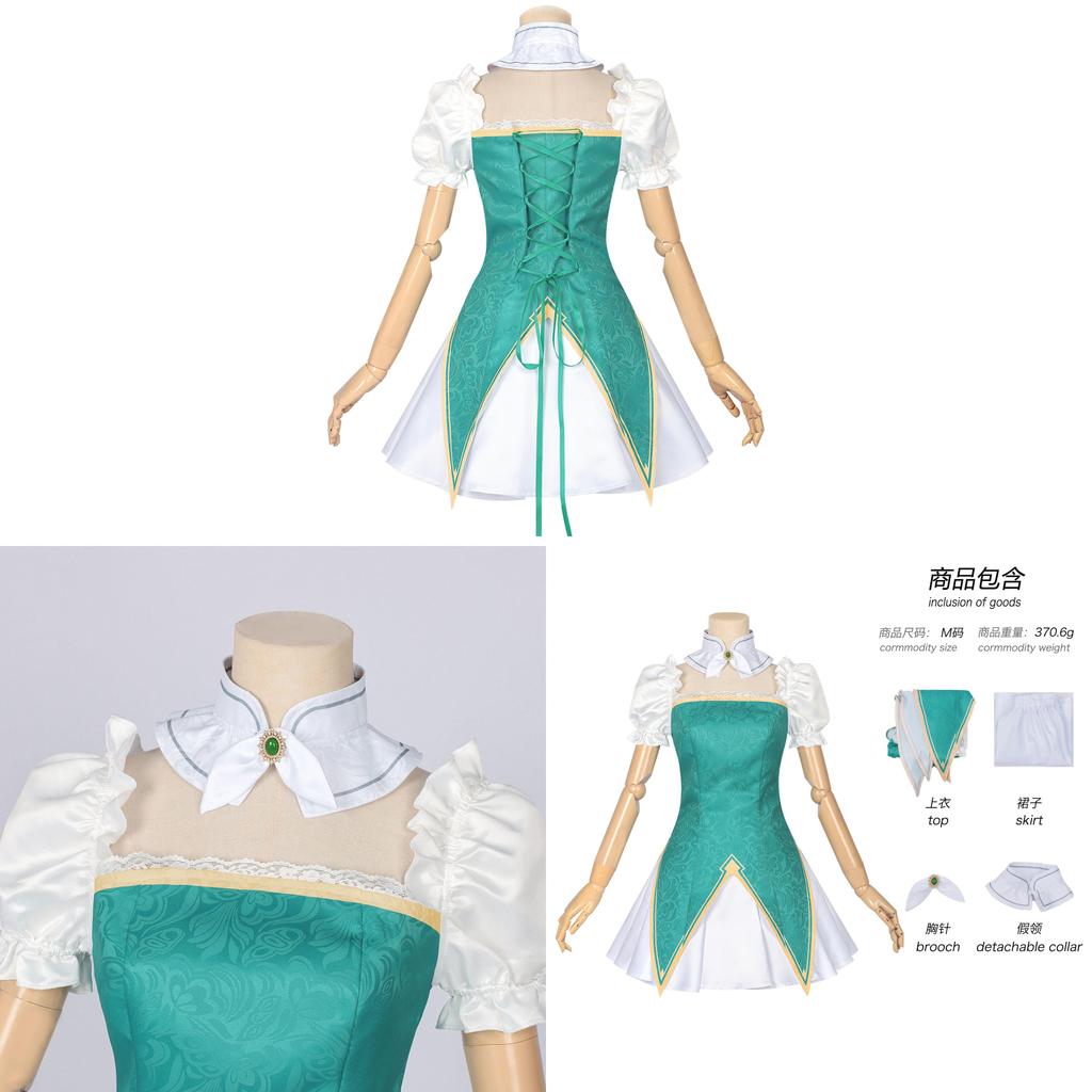 Volcano Princess Luce Cosplay Costume With Linen Fabric For Anime Fans