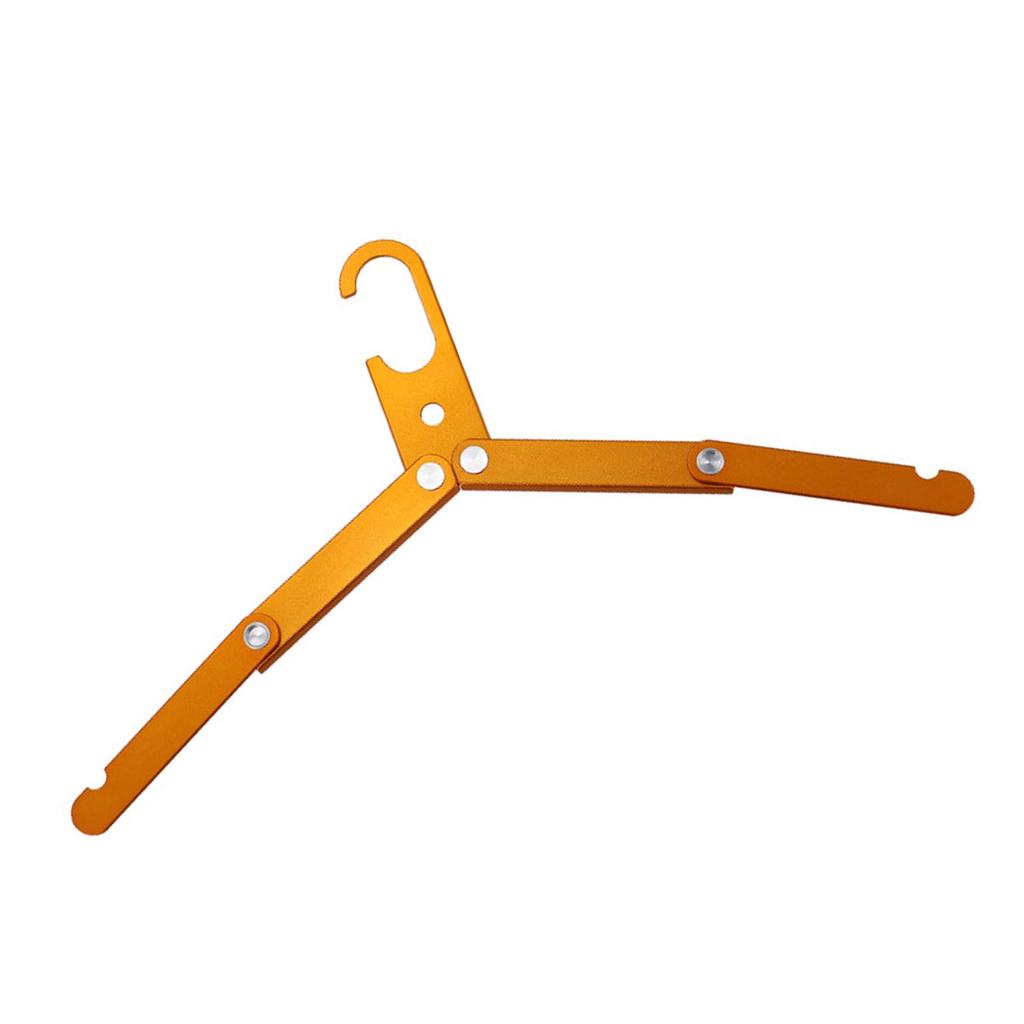 Clothes Hanger Multifunctional Aluminium Alloy Foldable Clothes Drying Rack for Outdoor Camping Travel