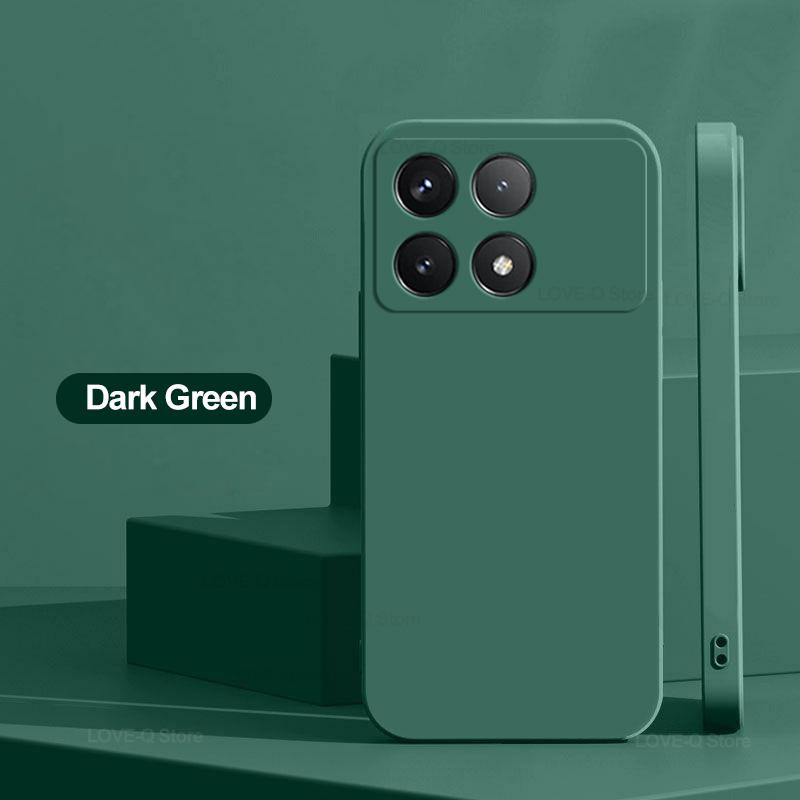 For Poco X6 Pro 5G Case Luxury Liquid Silicone Phone Case For Xiaomi Poco X6 Pro 5G Camera Protection Case