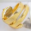 Diamond Gold Quartz Watch Women's Classic Snake Shape Watch Fashionable Elegant High Grade Women's Watch AAA Ladies Watch Girl
