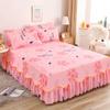 Bed Sheet Lace Skirt Elastic Fitted Double Bedspread Mattress Cover Home Pillowcase Bedding Set Bedsheet