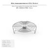 2Tier Air Fryer Rack, 304 Stainless Steel Grill, MultiFunctional Kitchen Accessory, Oil Drainer,
