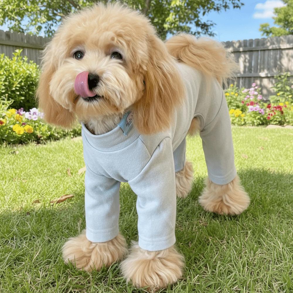 Warm Elastic Pet Jumpsuit Windproof Dog Fleece Pajamas Pet Four Legged Pants Small Medium Dogs