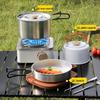 Saint Bede Outdoor Portable Stainless Steel Cookware Set
