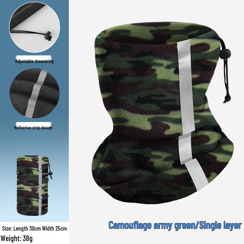 Adjustable Multifunctional Neck Warmer: Windproof Skiing & Cycling Gaiter for Autumn & Winter