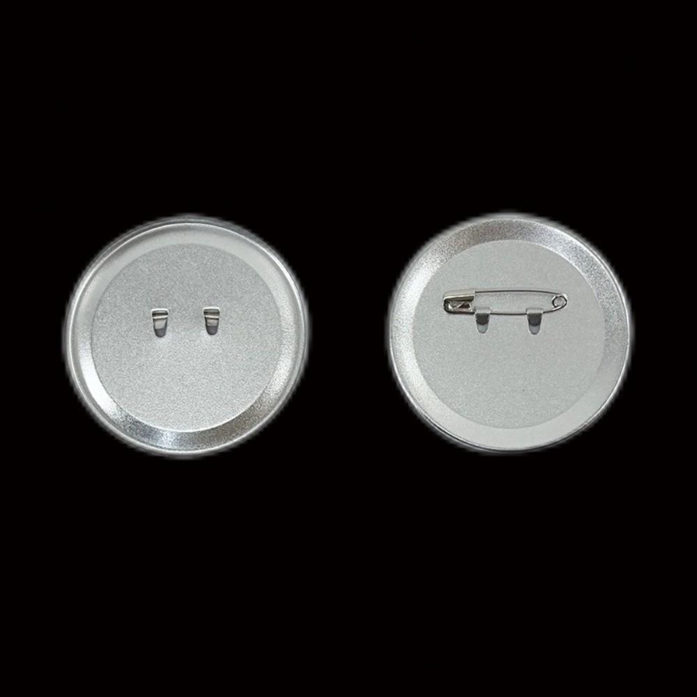 100pcs DIY Art Crafts Metal Brooch Clasps Blank Button Maker Parts Pin Disk Pad  Brooches Jewelry