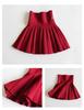Girls' Midi Skirts: Princess Pleated Puffy Dresses for Kids