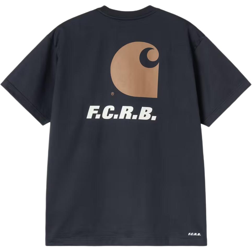 Carhartt WIP × F.C. Echte Bristol Kollaboration SS26 Tasche Kurzarm T-Shirt Unisex Oberteile A261050-01-XX