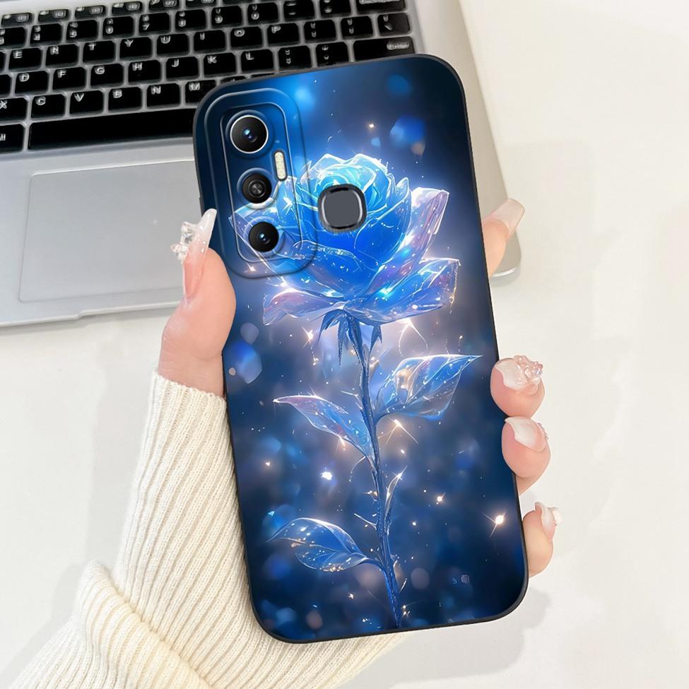 Für Infinix Hot 11 Hülle X662 Silikon Niedlich Mode Schmetterling Liebe Bemaltes Cover Für Infinix Hot 11 2021 Handyhülle X662B X689F