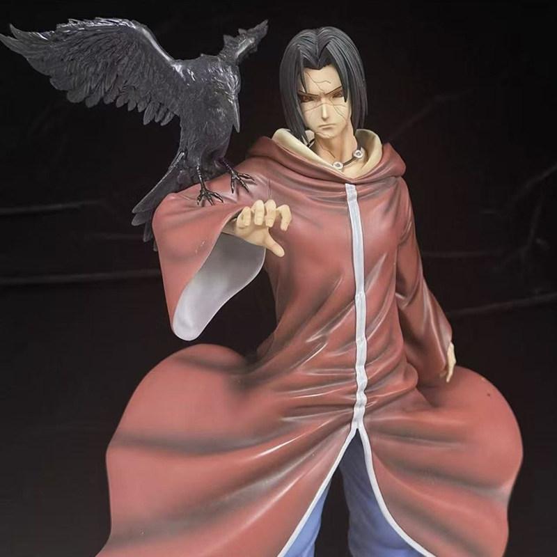 30cm Naruto GK Uchiha Itachi Figure Edo Tensei Statue Anime Ninja PVC Figure Desktop Chassis Ornament Toy Collectible Model Gift