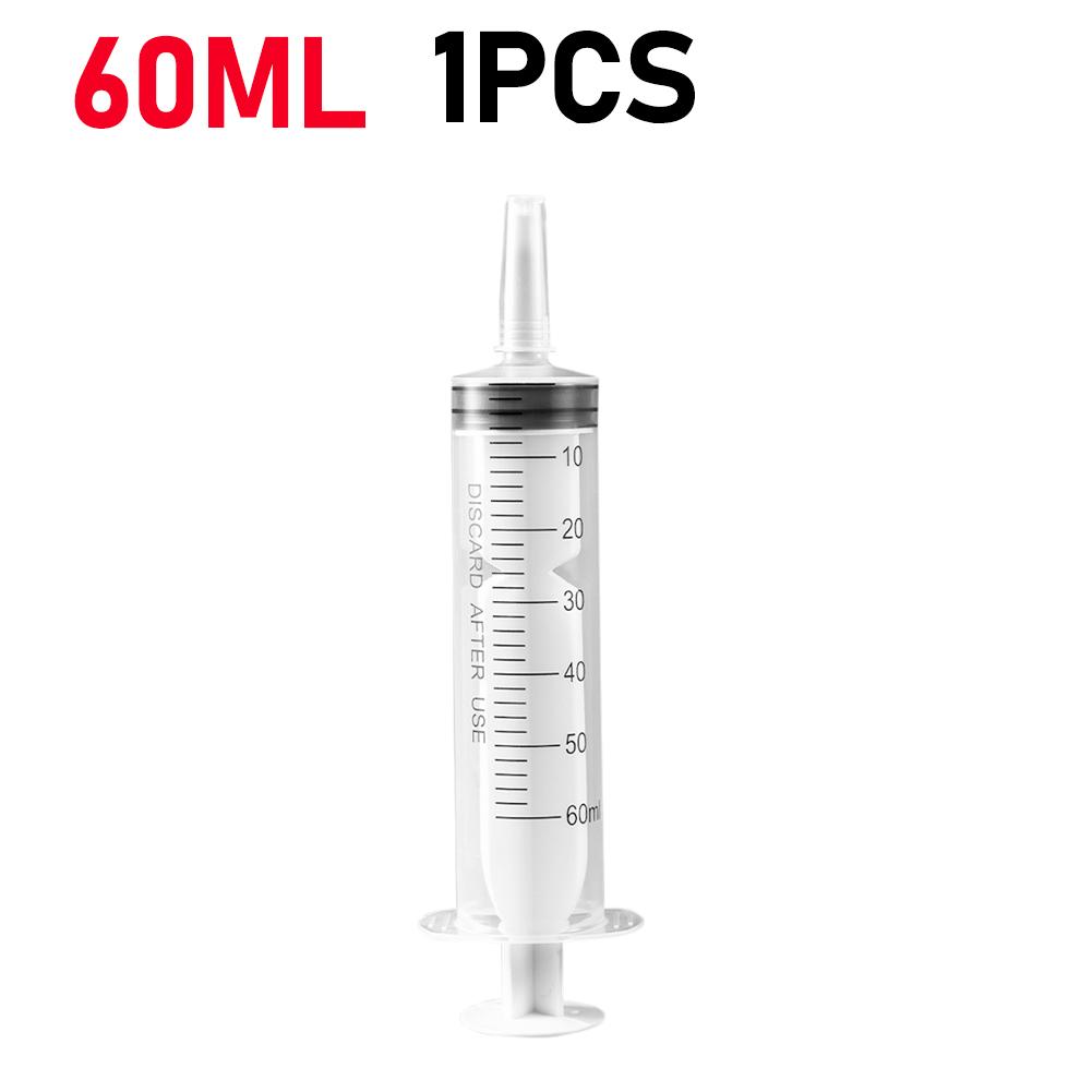 60ml/100ML Feeding Syringe Glue Filling Enema Syringe Nutrient Sterile Without Needle Watering for Industrial Hydroponics
