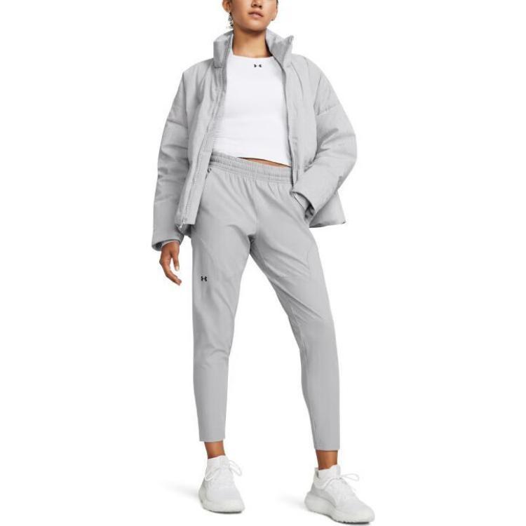 (WMNS) Under Armour ColdGear Infrared Down Puffer Jacket 'Halo Grey' Women's 1378859-014