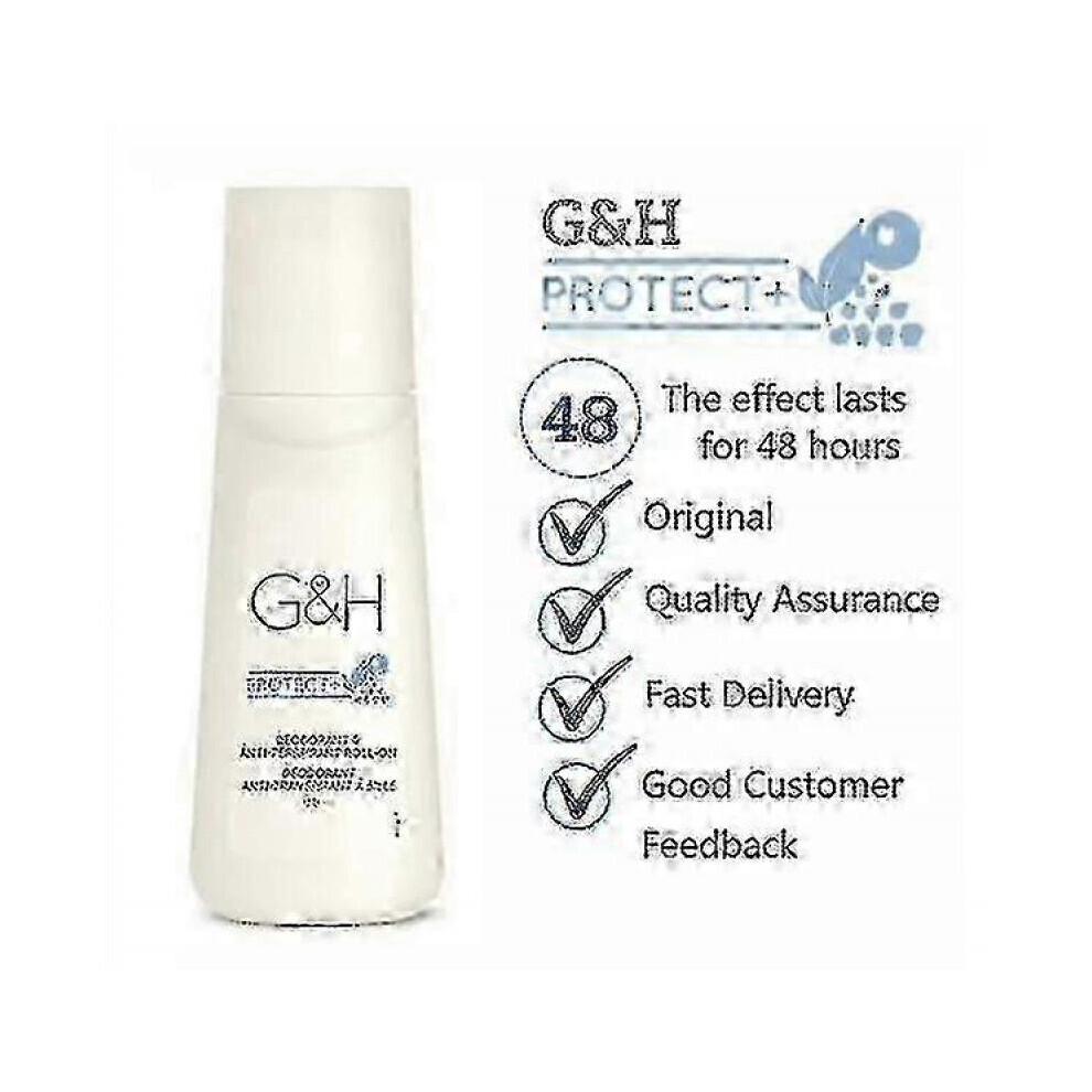 X 3 Flasche Gh Protect+ Deodorant Antitranspirant Roll-on Größe 100 ml.
