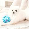 Interaktiver Hohl-Quietschball Hundespielzeug Spielzeug, Eingebaute Glocke, Haustier-Spielball für Kleine/Mittlere