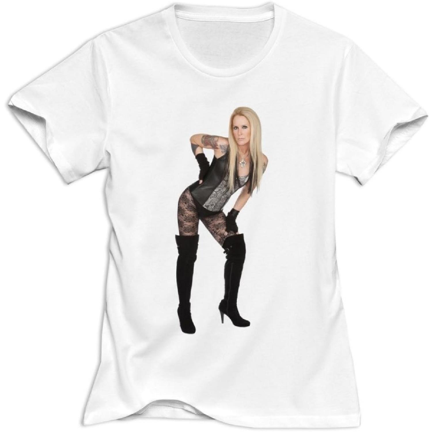 Sexy Lita Ford Slim Fit T-shirts For Female S