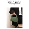 New round bead handbag inlaid brick women's fashion versatile diamond chain rhinestone shoulder bag messenger dinner bag