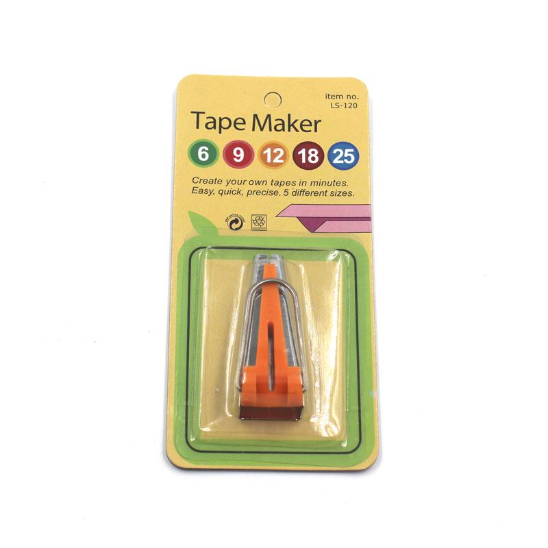 DIY Patchwork Tools: Bias Tape Maker & Threader Set (6 Sizes: 6/9/12/18/25/50mm)