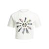 Originals Love Unites Cropped Graphic T-Shirt Women Tops Off-White H43969