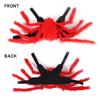 Pet Halloween Christmas Costume Harness Vest Cats Dogs Small Breeds Spider Themed Outfit Black Red