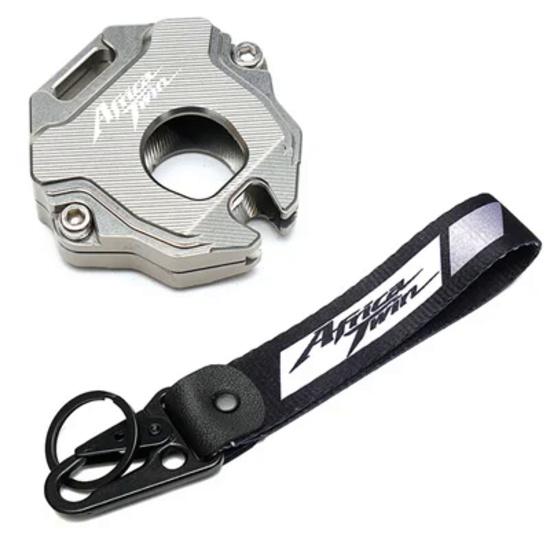 For HONDA  Twin CRF1100/L CRF 1000/L XRV 750 All Year 2022 New Motorcycle Key Cover Case Shell Embroidery Badge Keyring