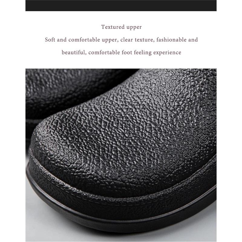 Men Chef Shoes Man Summer Beach Slippers Water-proof Oil-proof Kitchen Shoes Non-slip Garden Clogs Hotel Work Shoe EVA Sandal