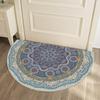 Simple Nordic Style Semi-circular Bath Mat Non-slip Bedroom Carpet High Quality Absorbent Mat Home Decoration Entrance Door Mats