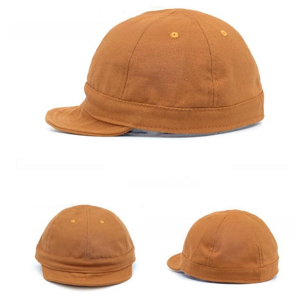 Solid Color Sun Hat Japanese Style Peaked Cap Fashion Short Brim Baseball Cap Outdoor