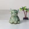 Animal Resin Craft Figurine With Natural Water Crystal For Office Decor And Feng Shui Gifts