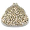 WHTUOHENG Blue Crystal Evening Bag Women Diamond Bridal Purse Party Handbags Lady Rhinestone Clutches Metalic Minaudiere Bags