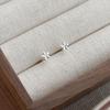 Sterling Silver Mini Flower Stud Earrings for Women - Sweet, Versatile, Cartilage-Friendly.