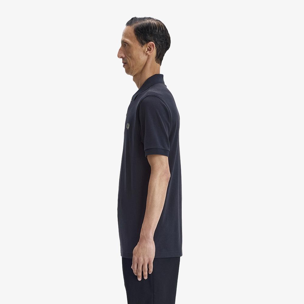 Fred Perry [M6000] Plain Fred Perry Shirt - Navy/Seagrass Afpm2616000-T73
