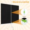 Projection Screen, 120-Inch 4K 4:3, Folding Tripod, Height Adjustable, White