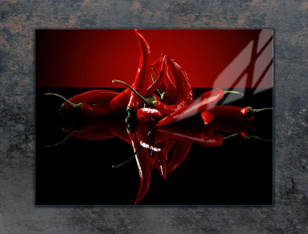 SZKLANA PŁYTA OCHRONNA NA KUCHENKĘ 70x52 CHILLI