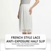Zeriluna French-style lace anti-exposure underdress Elegant and lightweight women's fashion underdress to prevent exposure