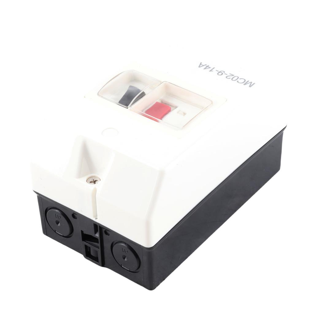 Motor Protection Switch Circuit Breaker Waterproof Protector Replacement MC02‑9‑14A 220V 380V
