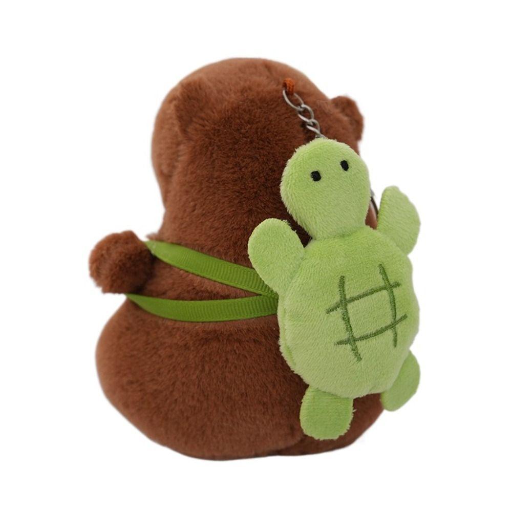 Capybara Plush Toy Hoodie with Wings Plush Pendant Small Size Stuffed Animals Simulation Doll Birthday Party