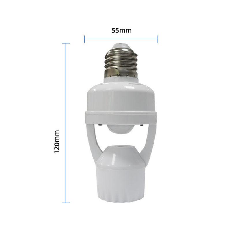 AC85-265V Bewegungsmelder Lampenkopf Basis E27 Schalter Glühbirnenhalter Fassung Adapter Konverter Menschliche Induktion Infrarot Körpersensor