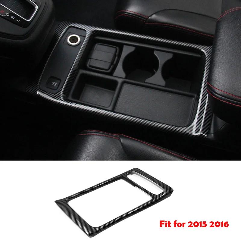 For Honda CRV CR-V 2012 2013 2014 2015 2016 ABS carbonfiber Car Armrest Door handle Window Glass Lift Switch Panel Cover Trim