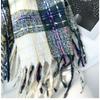 Women's Plaid Scarf - Windproof Warm Winter Scarf with Fringe Tassels Multi-Color Options for Casual & Formal Outfits, Scarf for Hair