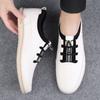 Men's Leather Shoes Spring Summer 2025 New Trendy All-match Comfy Casual Men Shoes Lightweight Sneakers Flats Shoes Size 37-45