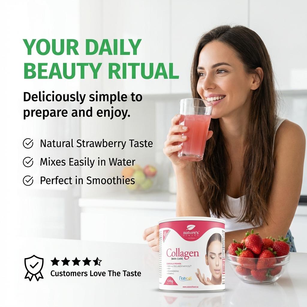 Collagen Drink Mix – Naticol® Fish Collagen, MSM & Ashwagandha – 120 G